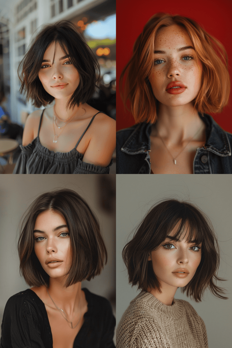 16+ Stunning Blunt Bob Hairstyles and Cuts Dominating This Year