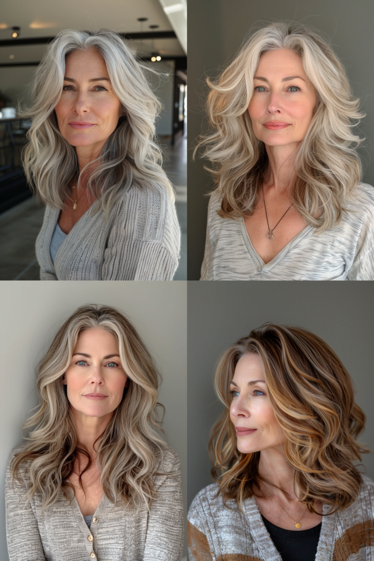 19 Chic and Simple Medium-Length Hairstyles for Women Over 60 – StyleBliss