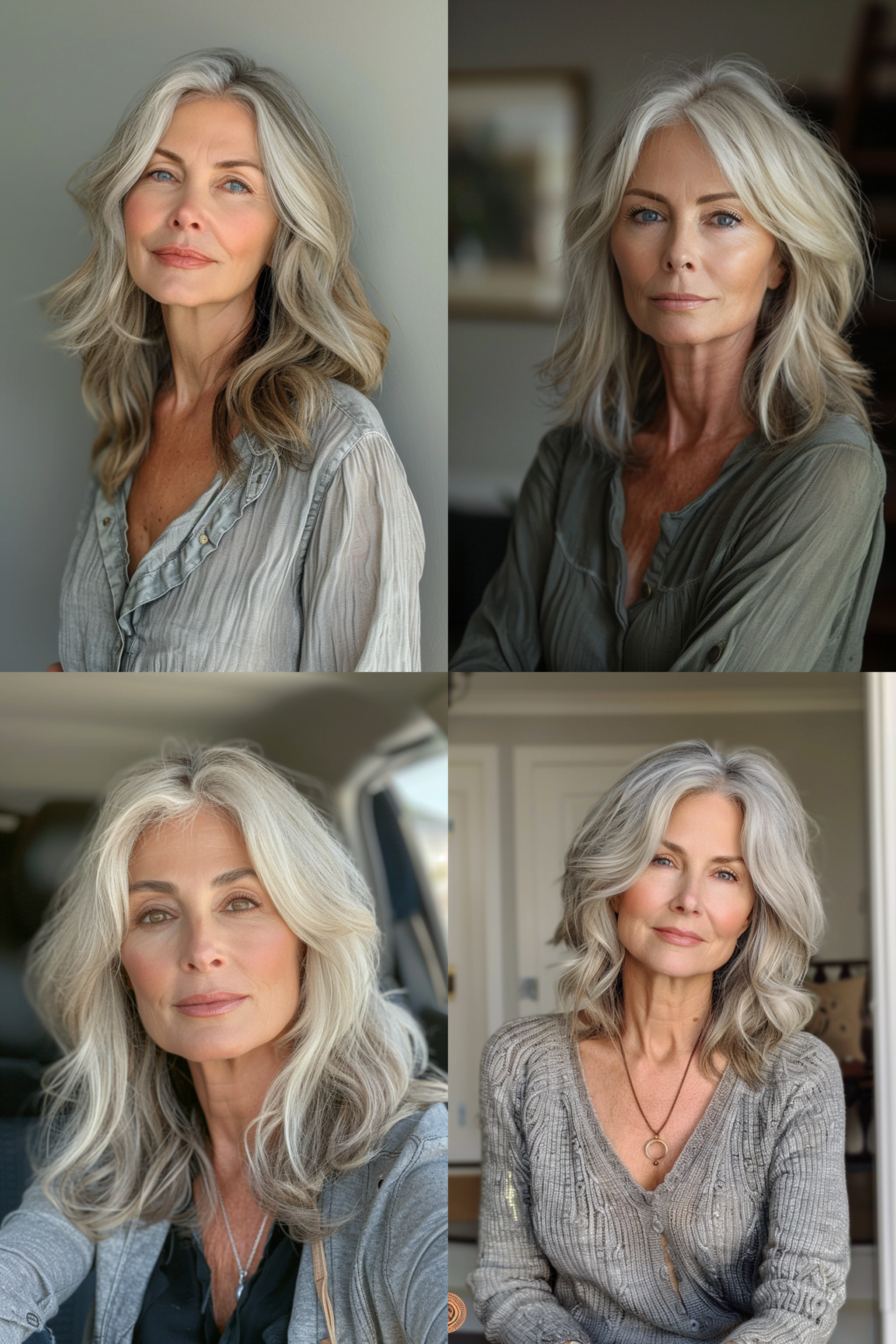 19 Chic and Simple Medium-Length Hairstyles for Women Over 60 – StyleBliss