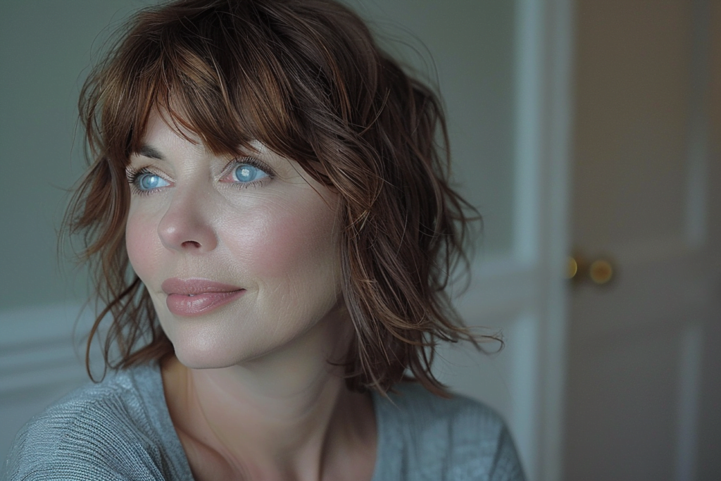 25 Short Hair with Bangs Popular in 2024 COVER