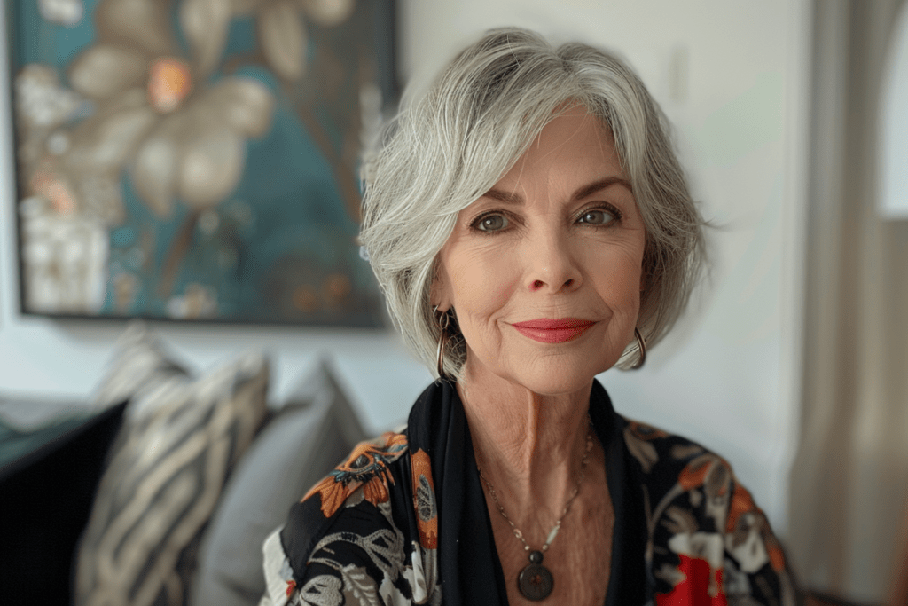 26 Stylish Bob Cuts for Women Over 70 Looking for a Fashion Update COVER