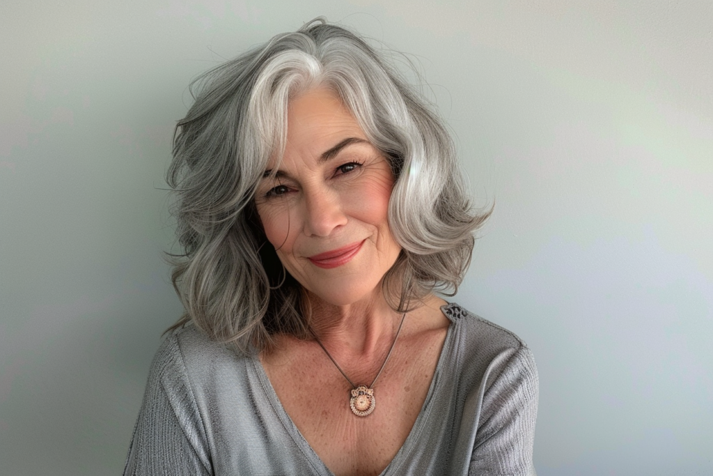 20 Gorgeous Grey Hair Ideas For Women Over 60