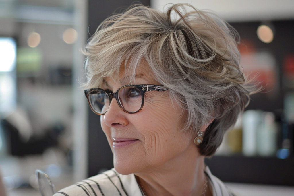 28 Youthful Wedge Hairstyles for Women Over 70