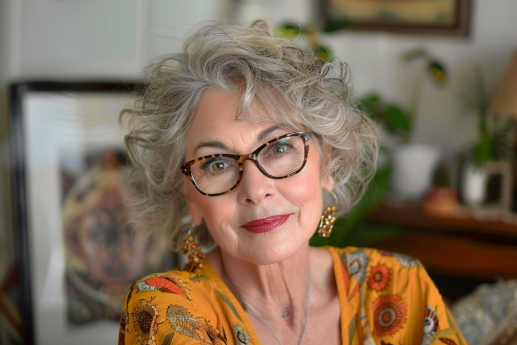 29 Stylish Hairstyles for Women Over 70 with Glasses